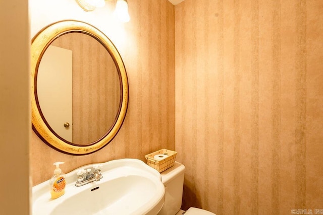 135 Hillview # 38, Fairfield Bay, AR 72088 - bathroom with a sink and toilet