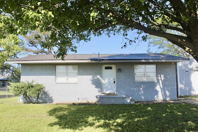 312 S Crossroads, Portia, AR 72457 - back of house with brick siding and metal roof
