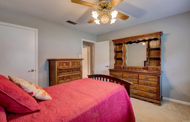 2931 Salem Rd, Benton, AR 72019 - bedroom featuring carpet floors, a ceiling fan, and baseboards