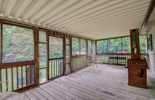 2931 Salem Rd, Benton, AR 72019 - view of unfurnished sunroom