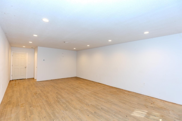 19300 Lake Winona Rd, Paron, AR 72122 - spare room with recessed lighting and light wood-style flooring