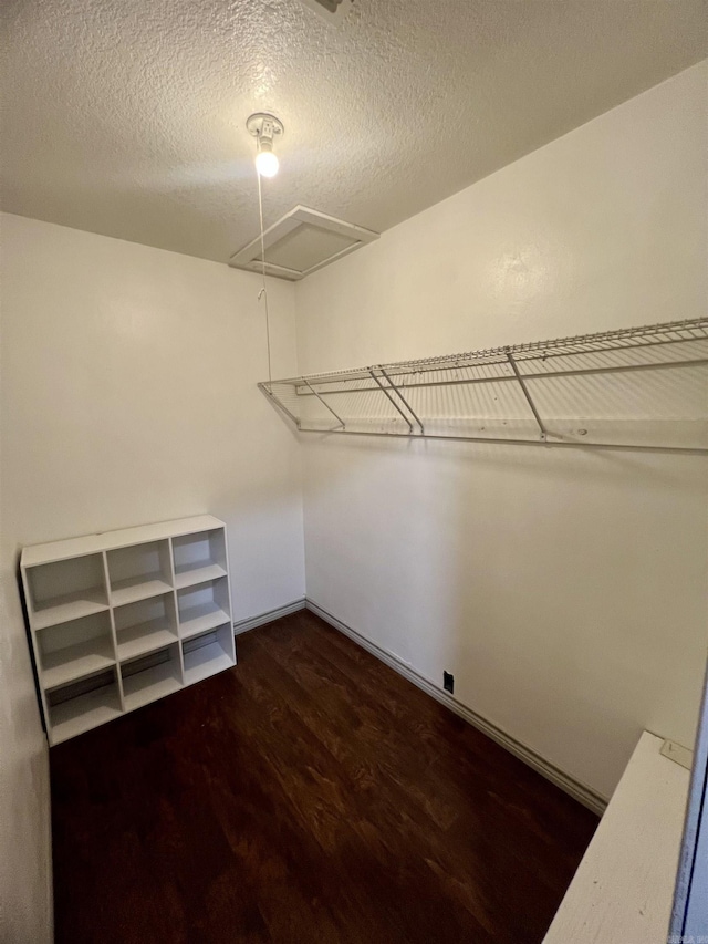 177 Timberlane, Dierks, AR 71833 - spacious closet featuring attic access and wood finished floors