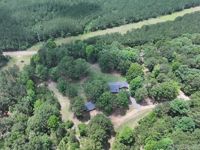 177 Timberlane, Dierks, AR 71833 - aerial view of property and surrounding area featuring a forest