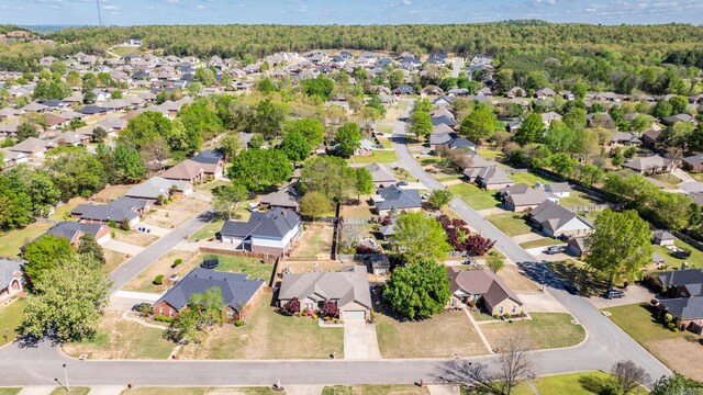 3720 Mcconnell Dr, Conway, AR 72034 - aerial overview of property's location featuring nearby suburban area and a forest