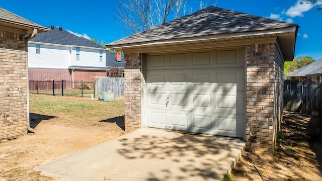 3720 Mcconnell Dr, Conway, AR 72034 - detached garage with concrete driveway