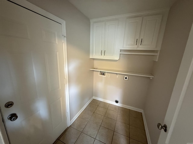 406 Apricot St, Austin, AR 72007 - laundry area featuring hookup for an electric dryer, baseboards, light tile patterned flooring, and hookup for a washing machine