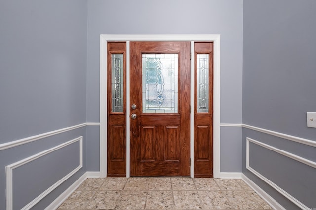 3400 Millbrook Rd, Little Rock, AR 72227 - foyer entrance featuring baseboards