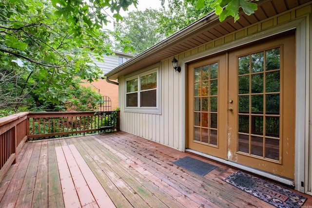 3400 Millbrook Rd, Little Rock, AR 72227 - deck featuring french doors