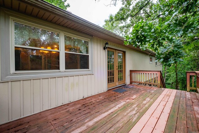3400 Millbrook Rd, Little Rock, AR 72227 - view of wooden terrace