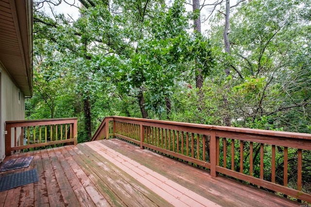 3400 Millbrook Rd, Little Rock, AR 72227 - view of wooden terrace