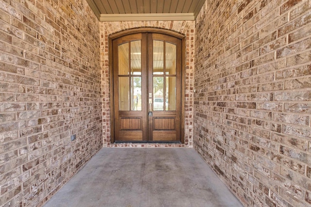 9 Quartz Cv, Little Rock, AR 72223 - entrance to property featuring french doors and brick siding