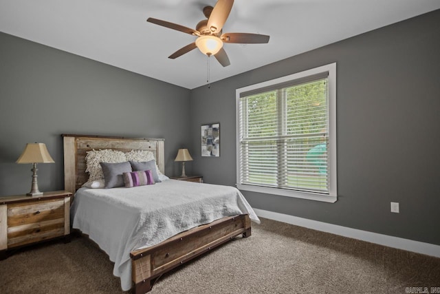 1125 Lisa Ln, Conway, AR 72034 - carpeted bedroom with baseboards and a ceiling fan