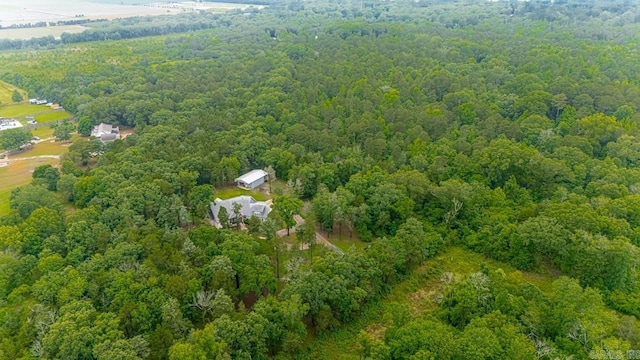 1125 Lisa Ln, Conway, AR 72034 - drone / aerial view of a heavily wooded area