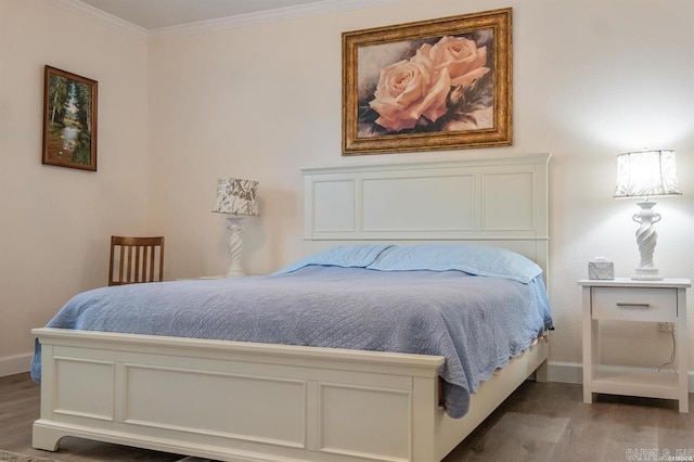 160 Cooper St Unit B11, Hot Springs, AR 71913 - bedroom featuring wood finished floors, baseboards, and crown molding