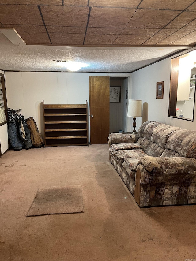 720 Depot St, Lonoke, AR 72086 - finished basement with carpet flooring