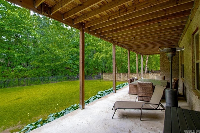 1517 Wetherborne Dr, Little Rock, AR 72211 - view of patio