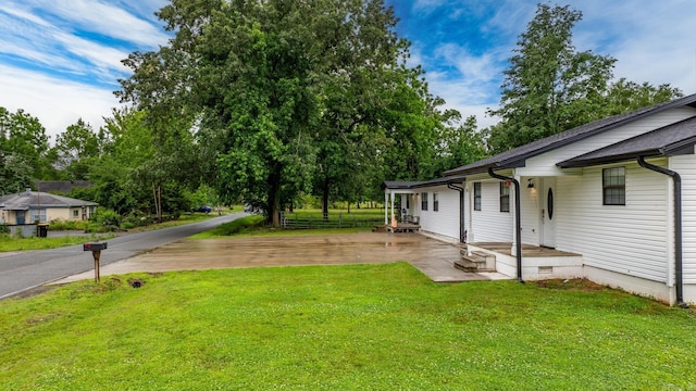 30 Center St Unit A & B, Mayflower, AR 72106 - view of grassy yard featuring a patio area
