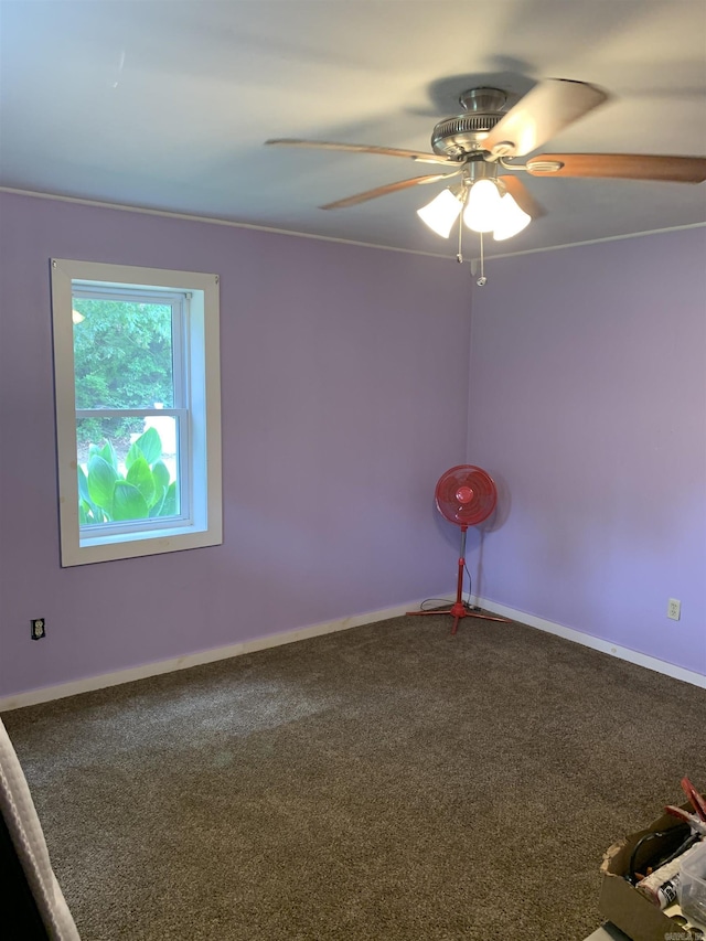 160 Ouachita 476, Camden, AR 71701 - carpeted spare room featuring ceiling fan and baseboards