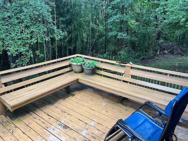 17003 Quail Run Dr, Little Rock, AR 72210 - view of wooden deck