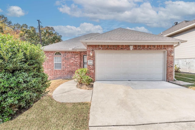 2820 Zion St, Little Rock, AR 72204 - ranch-style home with brick siding, driveway, and roof with shingles