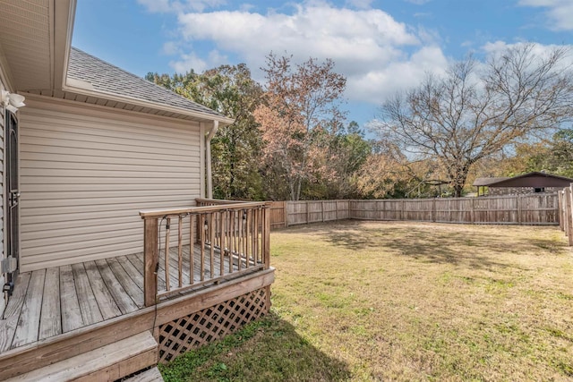 2820 Zion St, Little Rock, AR 72204 - view of yard featuring a deck