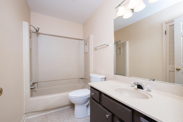 99 Kingsbridge Way, Little Rock, AR 72212 - bathroom with vanity, toilet, bathing tub / shower combination, and tile patterned flooring