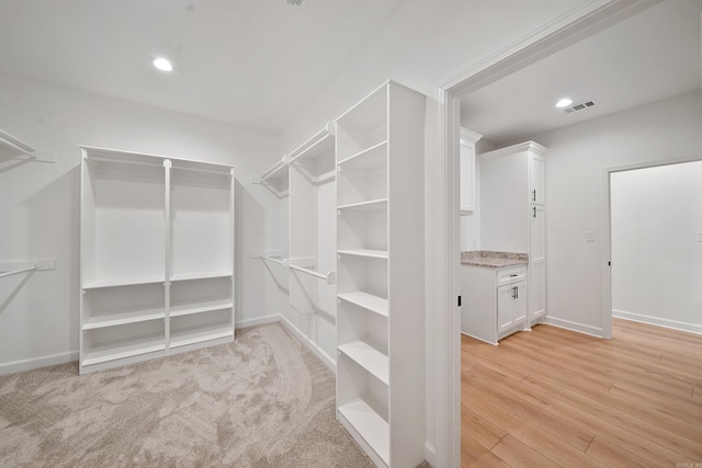 284 Shiloh, Beebe, AR 72102 - walk in closet featuring light wood-style floors