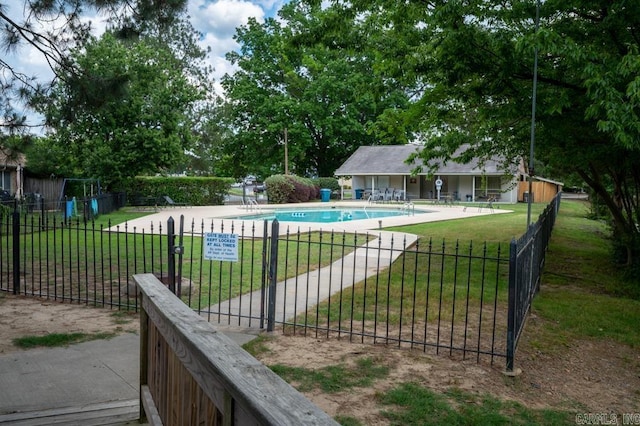 12 Wickford Ln, Little Rock, AR 72212 - community pool featuring a patio area