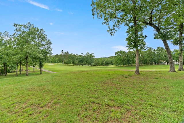 21 Diamante Blvd, Hot Springs Village, AR 71909 - view of green lawn featuring view of wooded area and golf course view
