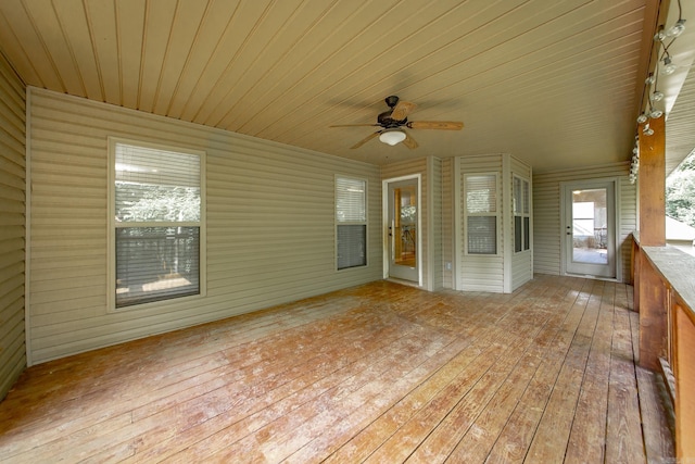 3305 Garden Club Dr, Bryant, AR 72022 - deck featuring ceiling fan