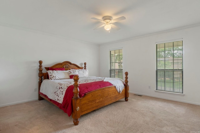 5 Briarstone Dr, Sherwood, AR 72120 - bedroom with ornamental molding, carpet floors, and baseboards