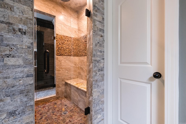 14 Cypress Valley Ct, Maumelle, AR 72113 - full bathroom with a shower stall