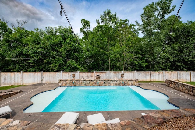 14 Cypress Valley Ct, Maumelle, AR 72113 - view of pool featuring a fenced backyard and a patio