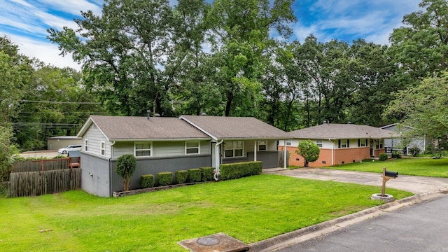 6209 Navajo Trl, North Little Rock, AR 72116 - ranch-style house with brick siding and concrete driveway