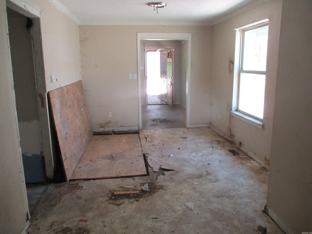 1001 Park St, North Little Rock, AR 72114 - corridor featuring healthy amount of natural light and crown molding