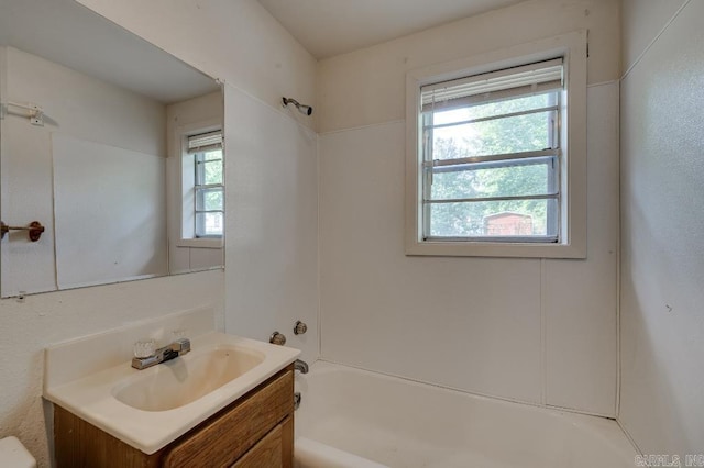 208 King Rd, Benton, AR 72019 - bathroom featuring vanity and bathing tub / shower combination