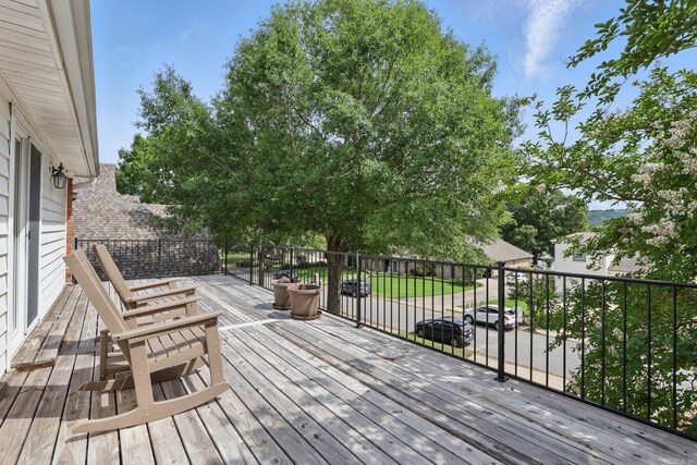 11 Crystal Mountain Ln, Maumelle, AR 72113 - view of deck