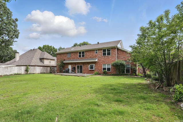 11 Crystal Mountain Ln, Maumelle, AR 72113 - rear view of house featuring brick siding and a patio area