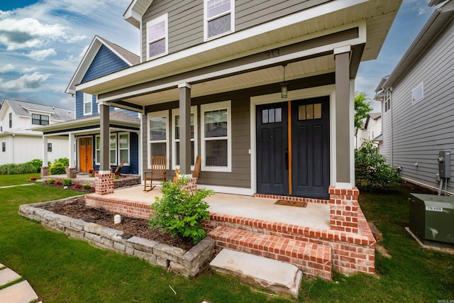 313 Parker St, North Little Rock, AR 72114 - property entrance featuring covered porch