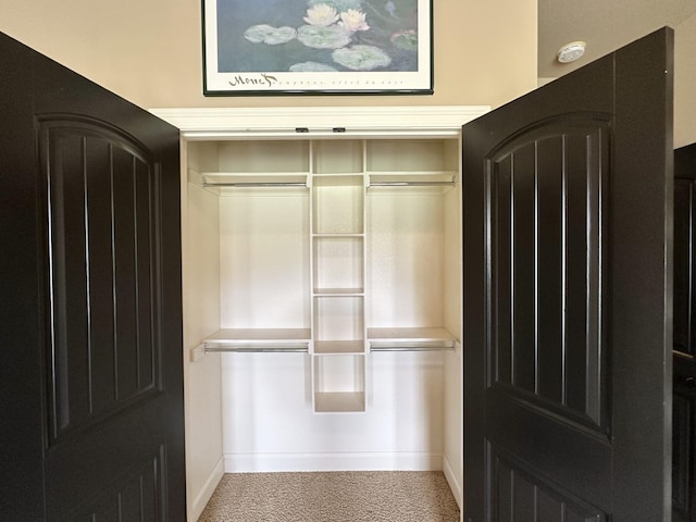 view of closet