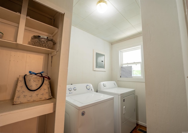 10111 Kling Rd, Mabelvale, AR 72103 - washroom featuring electric panel and washer and clothes dryer