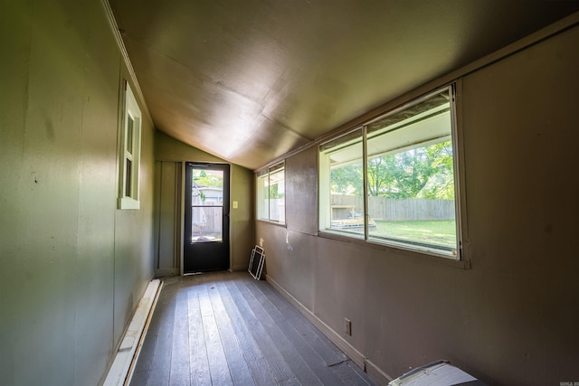 10111 Kling Rd, Mabelvale, AR 72103 - unfurnished sunroom featuring vaulted ceiling