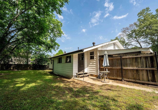 10111 Kling Rd, Mabelvale, AR 72103 - rear view of property featuring entry steps