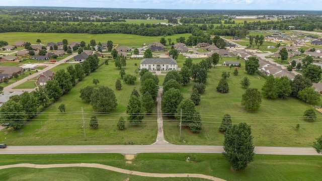 3307 Pruetts Chapel Rd, Paragould, AR 72450 - aerial view of residential area with a tree filled landscape