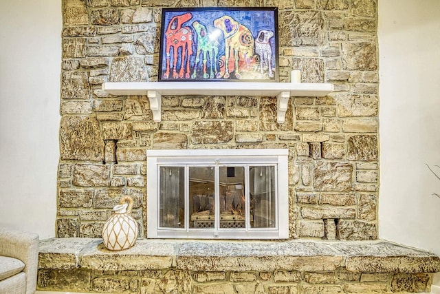 30 Segovia Dr, Hot Springs Village, AR 71909 - detailed view of a large fireplace