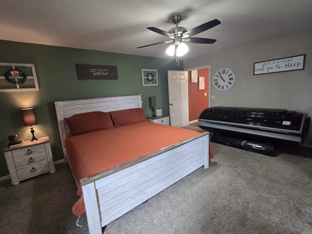 2373 W Rd, Mount Pleasant, AR 72561 - bedroom featuring carpet, ceiling fan, and baseboards