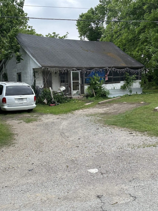 588 S Terminal, Piggott, AR 72454 - view of front of property with gravel driveway