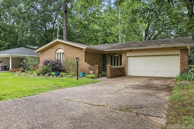3 Kordsmeier Ct, Little Rock, AR 72205 - single story home featuring brick siding, concrete driveway, a garage, and a front lawn