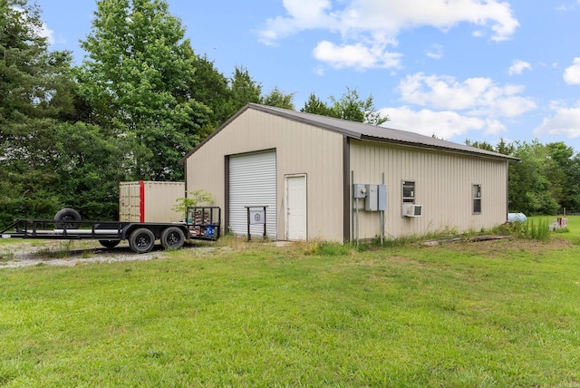 152 Clayboy Dr, Austin, AR 72007 - view of pole building with a yard