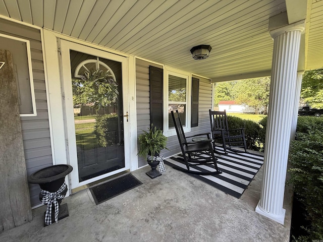 507 E Bruce St, Piggott, AR 72454 - view of exterior entry with covered porch